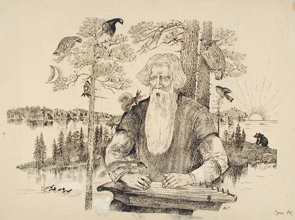 Рисунки эпос Калевала