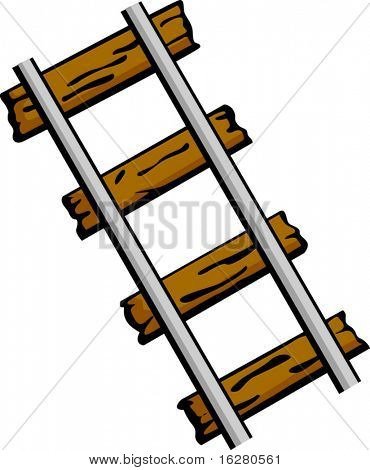 Рельсы мультяшный