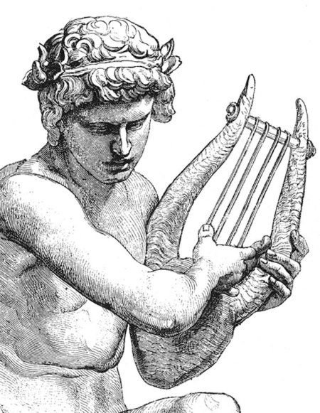 Аполлон Бог рисунок