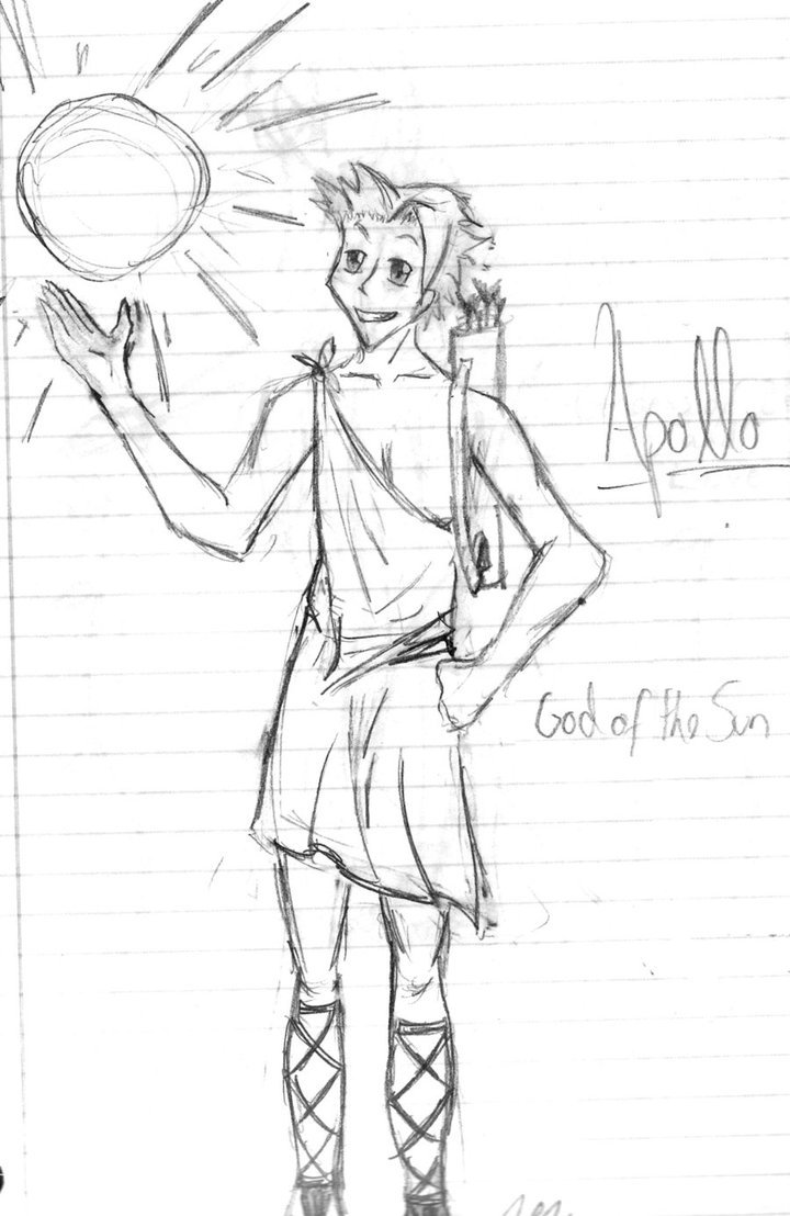 Дети нарисовали Аполлона