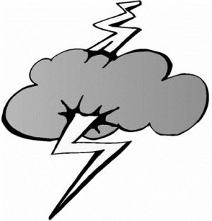 Нарисовать грозу