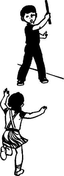 Подвижная игра с палочками