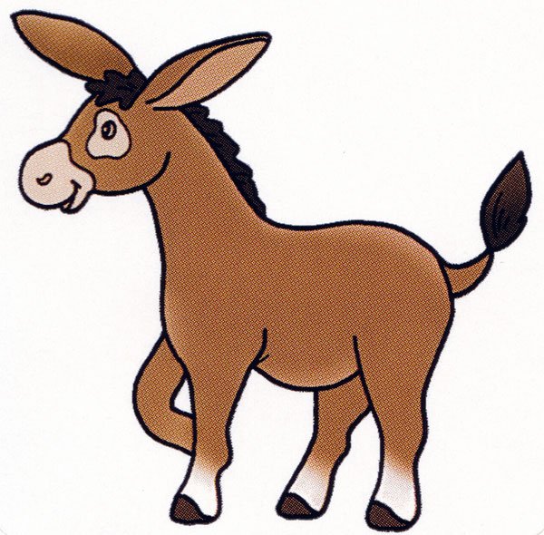 Нарисовать осла