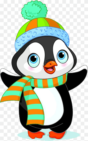 Пингвинчик в шапочке