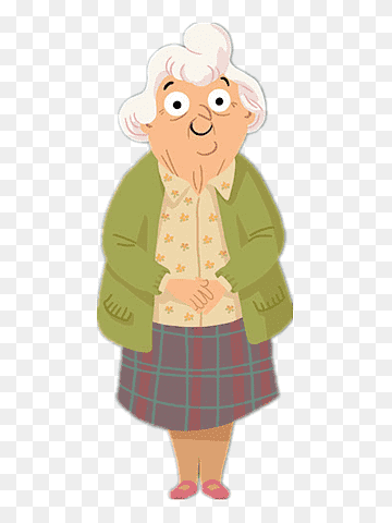 Бабушка без фона