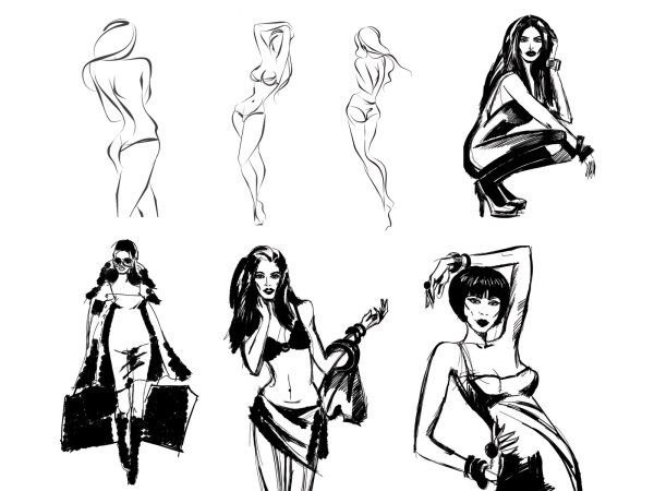 Стилизация человека в полный рост