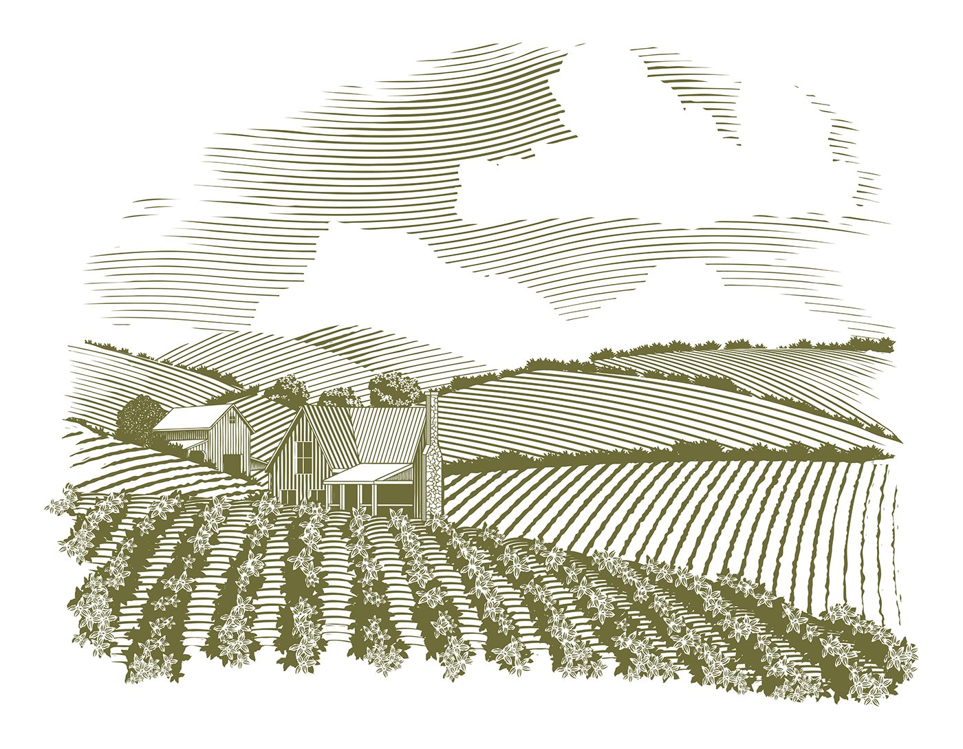 Сельское хозяйство гравюра