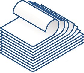 Пиктограмма бумага