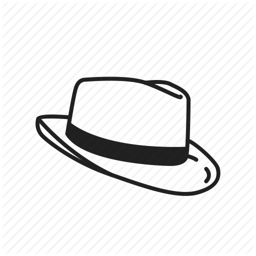 Силуэт гангстера в шляпе