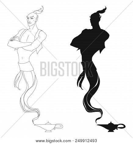 Темный Джинн силуэт