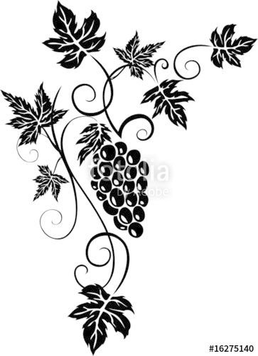 Виноградная лоза узор