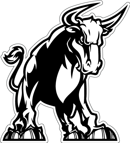 Наклейка бык на авто