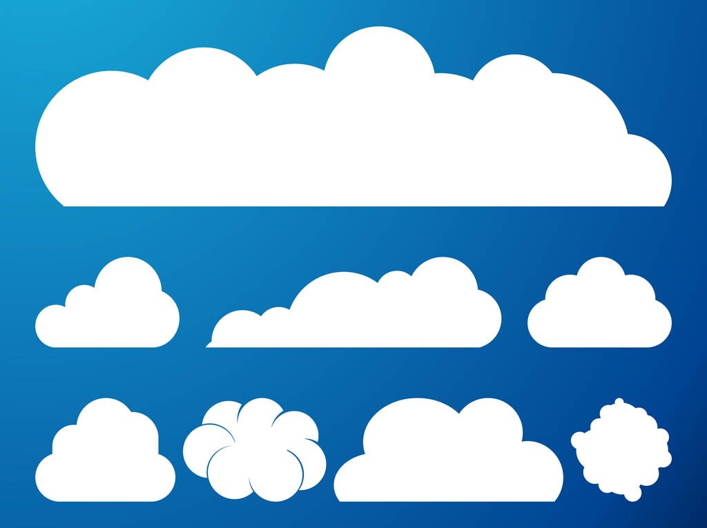 Cloud graphics. Облако вектор. Облака рисунок. Стилизованные облака. Векторные облака.