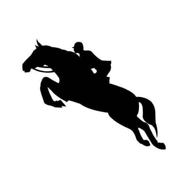 Конкур конный спорт силуэт