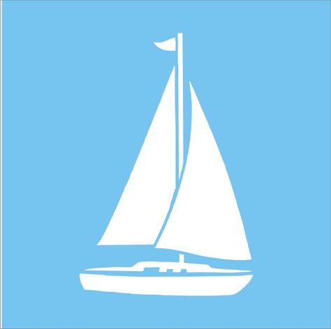 Стилизованная яхта