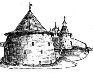 Детинец Новгородский Кремль силуэт