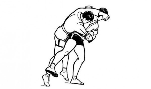 Самбист рисунок