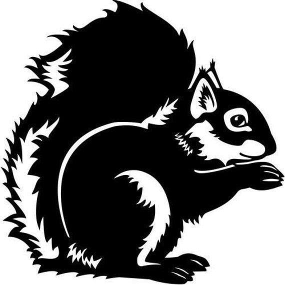 Наклейка Белочка