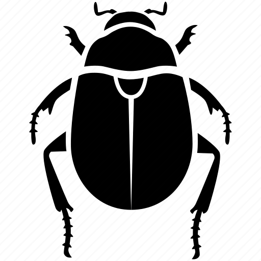 Жук скарабей вектор