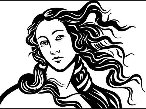 Венера Боттичелли вектор