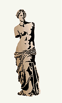 Статуя Венеры Милосской вектор