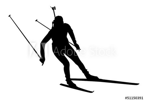 Биатлон иллюстрация