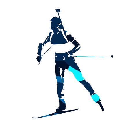 Ачери биатлон силуэты