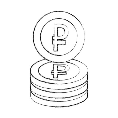 Рубль рисованный