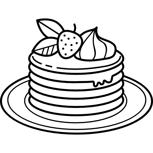 Раскраска блинчики