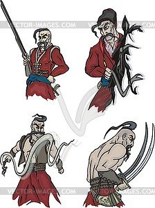 Козак схематичное изображение