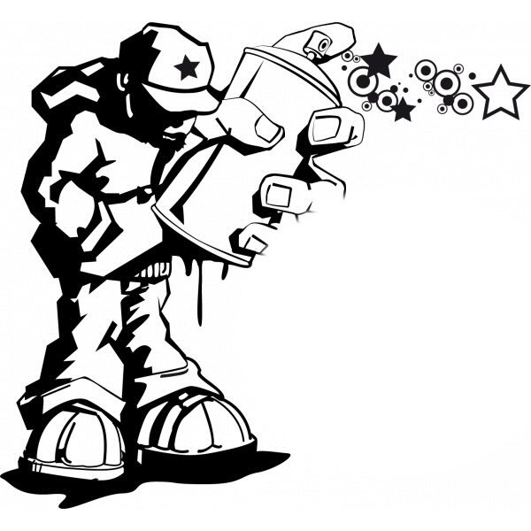 Граффити баллончик