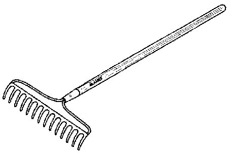 Грабли карандашом