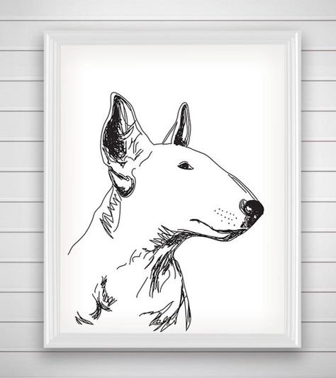 Бультерьер вектор