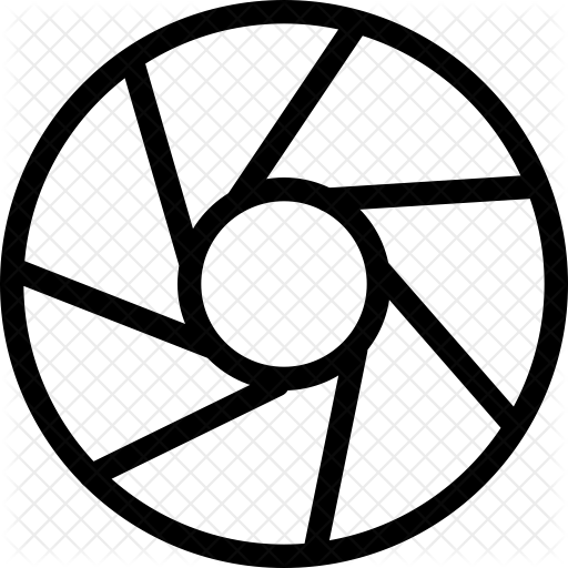 Значок затвора камеры