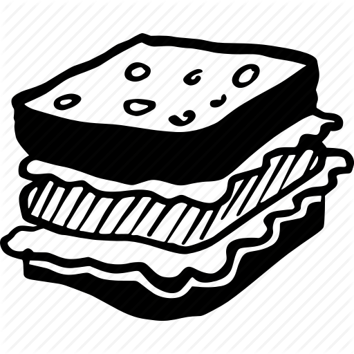 Бутерброд чб