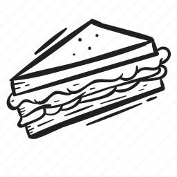 Сэндвич силуэт