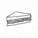 Черно белые бутерброды