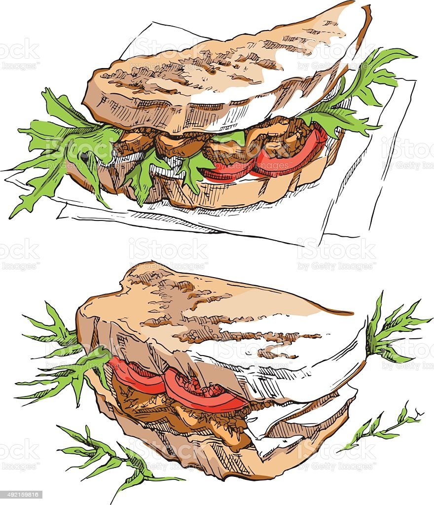 Сэндвич эскиз