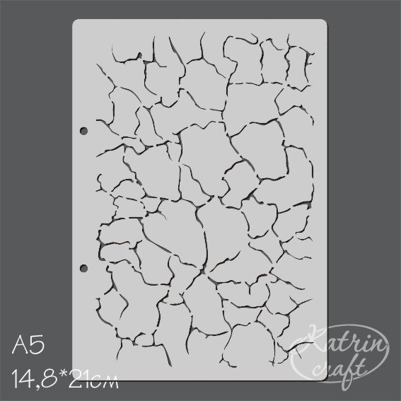 Трафарет кракелюр