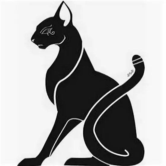 Силуэт сфинкса в Египте