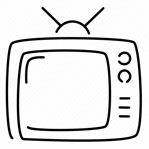 Телевизор трафарет