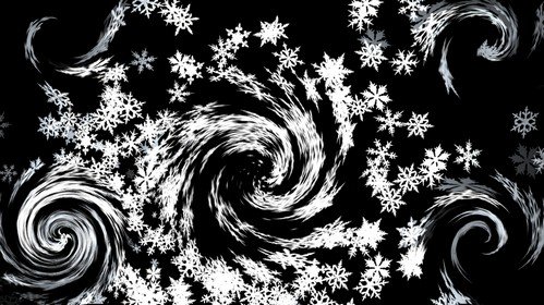 Снежный Вихрь на окно