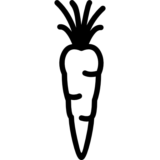 Морковь силуэт