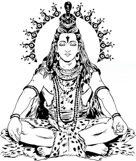 Белый Махадев Шива