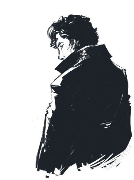 Бенедикт Камбербэтч силуэт