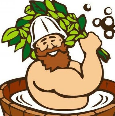 Смайлик банный веник