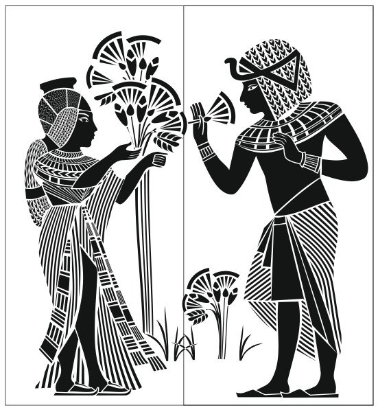 Пирамиды Египта вектор