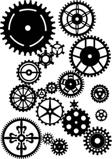 Штамп шестеренки