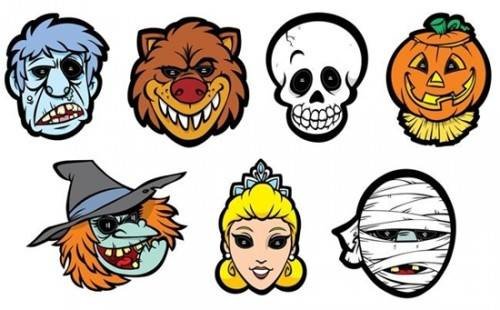 Страшные раскраски