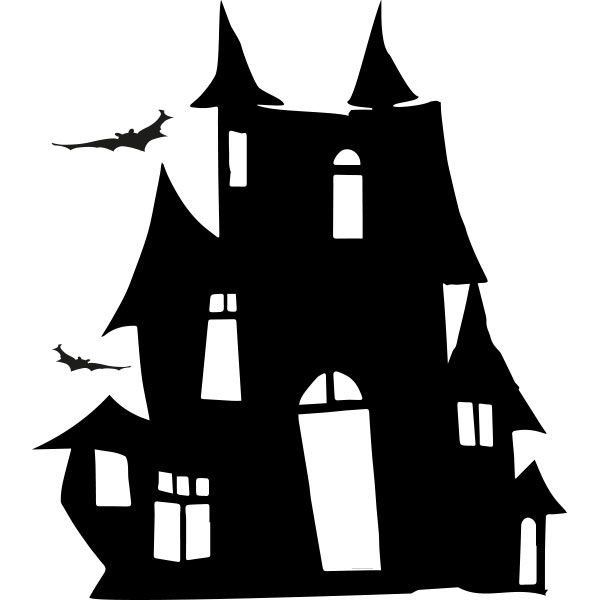 Дом ведьмы силуэт